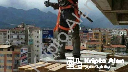 Denizli’de 4. kattan düşen inşaat işçisi hayatını kaybetti