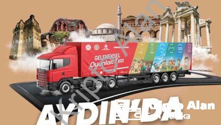 Aydın’da Nostalji Rüzgarı: Geleneksel Oyunlar Tırı Kent Meydanı’nda!