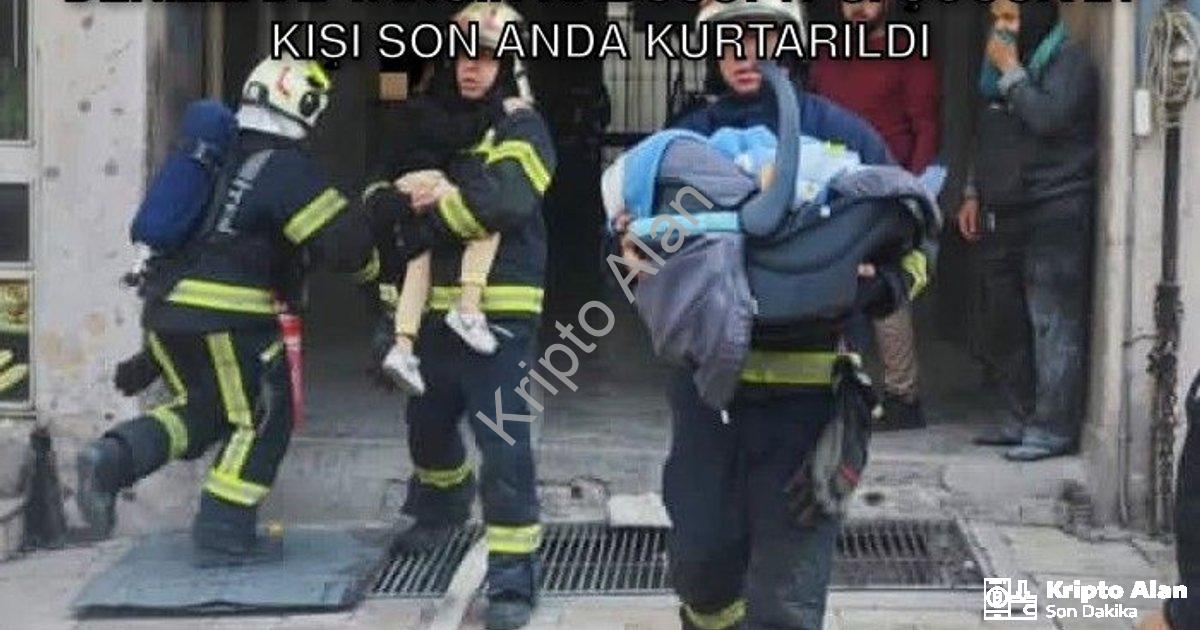 "Denizli'de Yangın Kabusu: 17'si Çocuk 21 Kişi Son Anda Kurtarıldı" başlıklı haber için fotorealisti