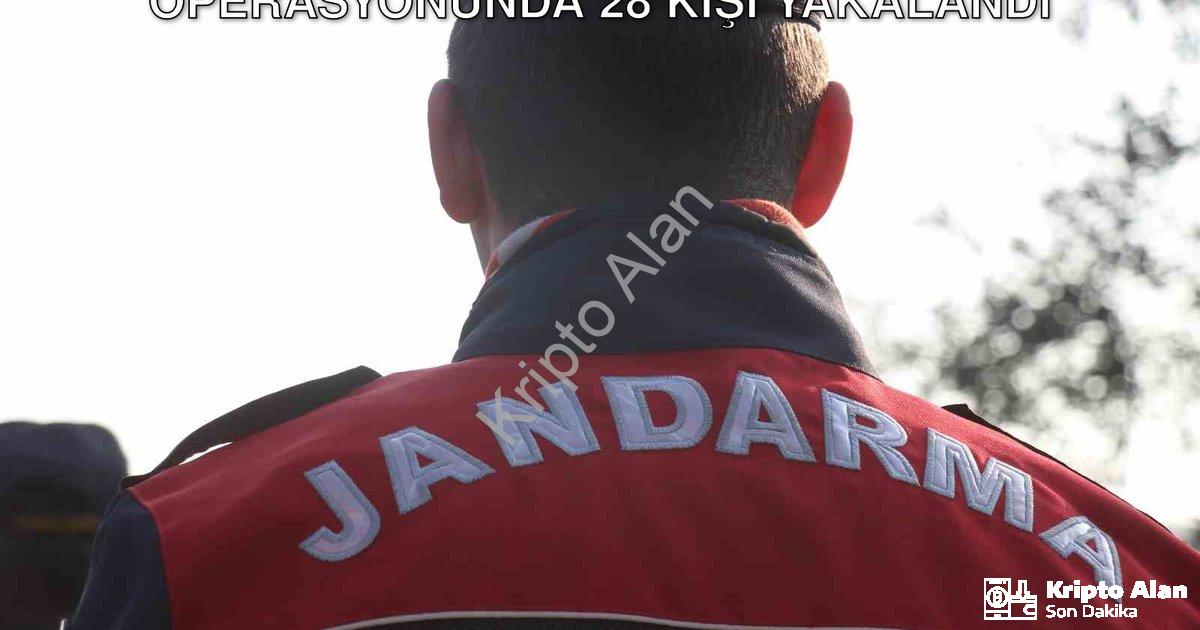 "Aydın'da Suçlulara Geçit Yok: Jandarma Operasyonunda 28 Kişi Yakalandı" başlıklı haber için fotorea