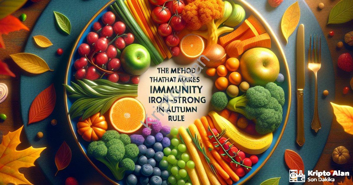 "Sonbaharda Bağışıklığı Çelik Gibi Yapan Yöntem: Renkli Tabak Kuralı" başlıklı haber için fotorealis