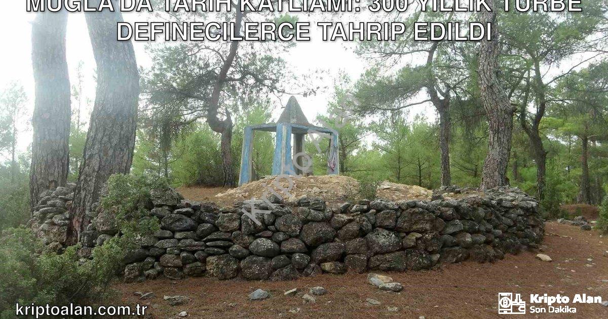 "Muğla'da Tarih Katliamı: 300 Yıllık Türbe Definecilerce Tahrip Edildi" başlıklı haber için fotoreal