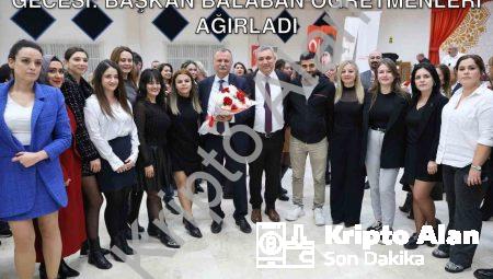 Yunusemre’de Eğitim Neferlerine Vefa Gecesi: Başkan Balaban Öğretmenleri Ağırladı