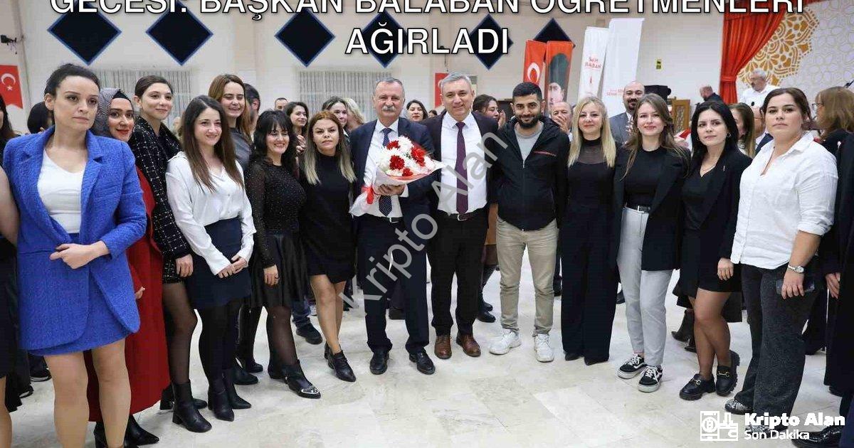 "Yunusemre'de Eğitim Neferlerine Vefa Gecesi: Başkan Balaban Öğretmenleri Ağırladı" başlıklı haber i