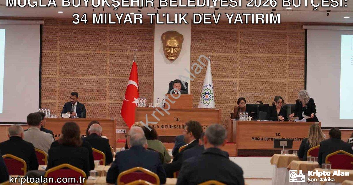 "Muğla Büyükşehir Belediyesi 2026 Bütçesi: 34 Milyar TL'lik Dev Yatırım" başlıklı haber için fotorea