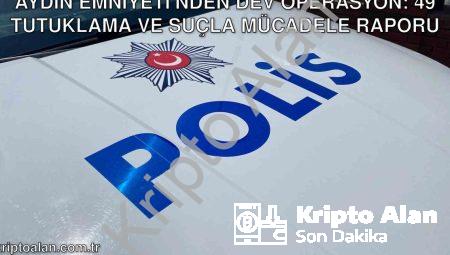 Aydın Emniyeti’nden Dev Operasyon: 49 Tutuklama ve Suçla Mücadele Raporu