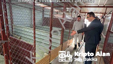 Sarıgöl Kaymakamı Halil Dalak’tan Hayvan Bakım Evine Anlamlı Ziyaret