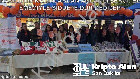 Nazilli’de Kadınlardan Anlamlı Sergi: El Emeğiyle Şiddete Dur Dediler