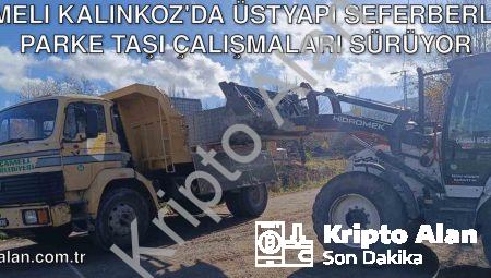 Çameli Kalınkoz’da Üstyapı Seferberliği: Parke Taşı Çalışmaları Sürüyor