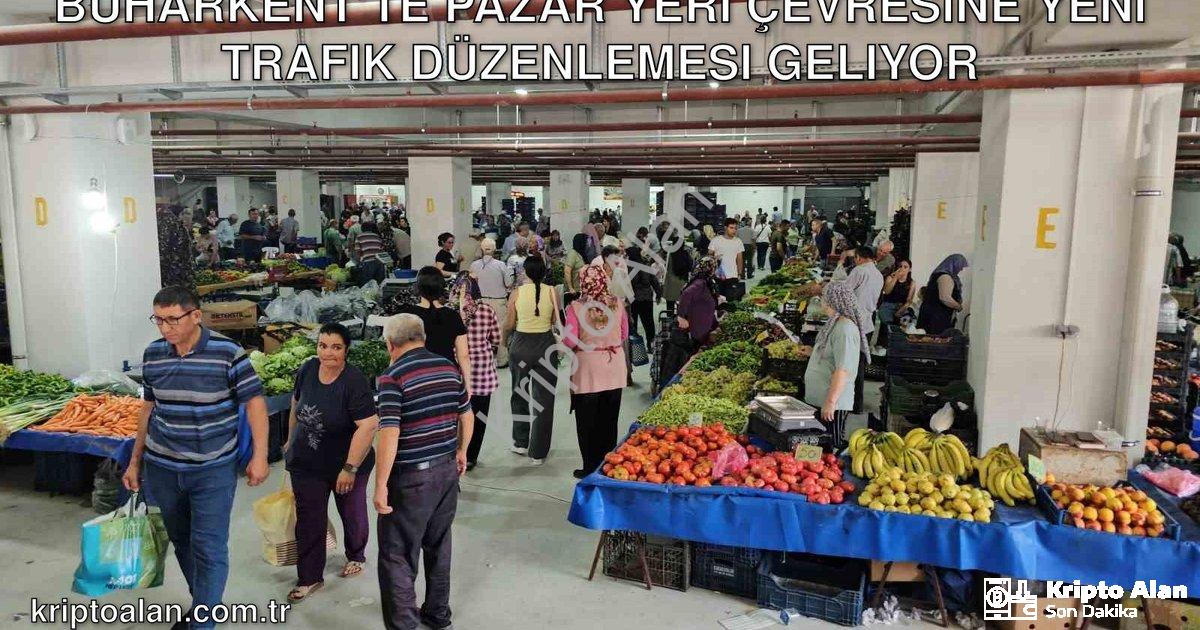 "Buharkent’te Pazar Yeri Çevresine Yeni Trafik Düzenlemesi Geliyor" başlıklı haber için fotorealisti