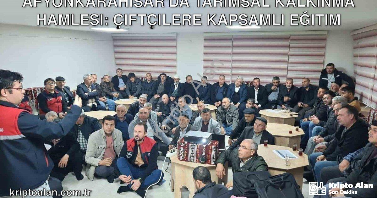 "Afyonkarahisar'da Tarımsal Kalkınma Hamlesi: Çiftçilere Kapsamlı Eğitim" başlıklı haber için fotore