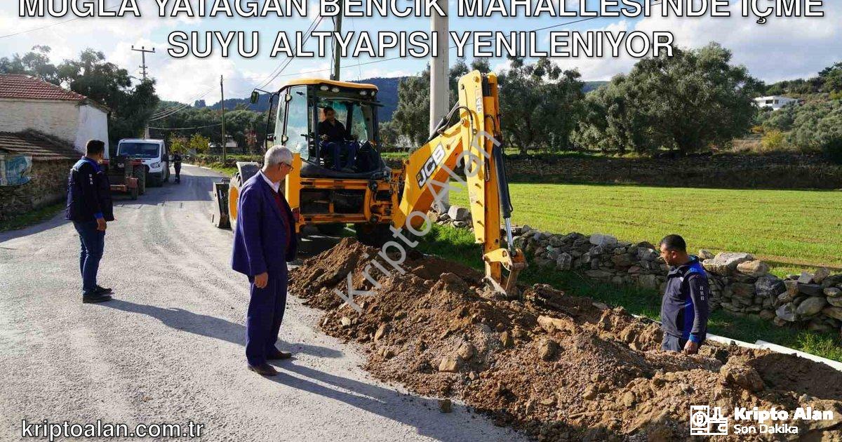 "Muğla Yatağan Bencik Mahallesi'nde İçme Suyu Altyapısı Yenileniyor" başlıklı haber için fotorealist