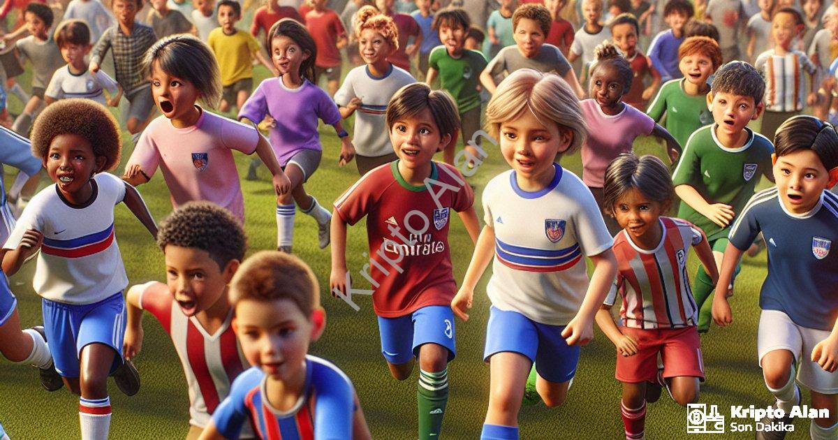 "Merkezefendi'de Geleceğin Yıldızları Sahada: U-9 Ligi Başladı" başlıklı haber için fotorealistik, p