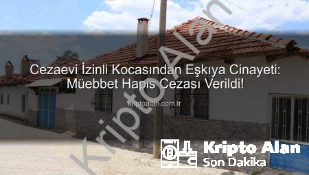 Cezaevi İzinli Kocasından Eşkıya Cinayeti: Müebbet Hapis Cezası Verildi!